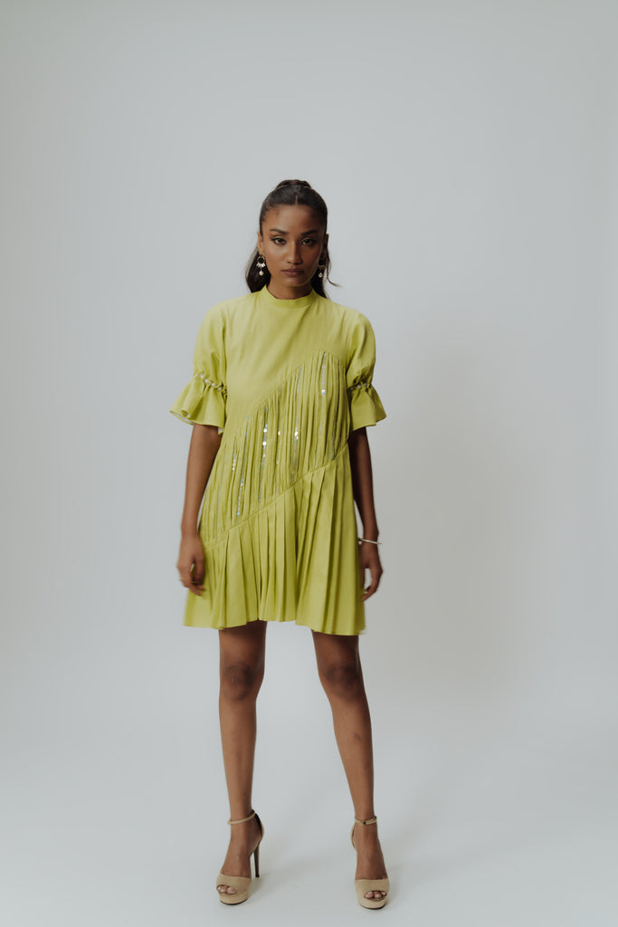 Electric edge dress  Margin label